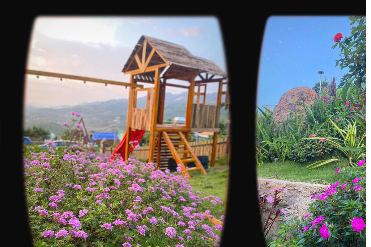 Khu vườn hoa Vân Thôn Retreat Bảo Lộc