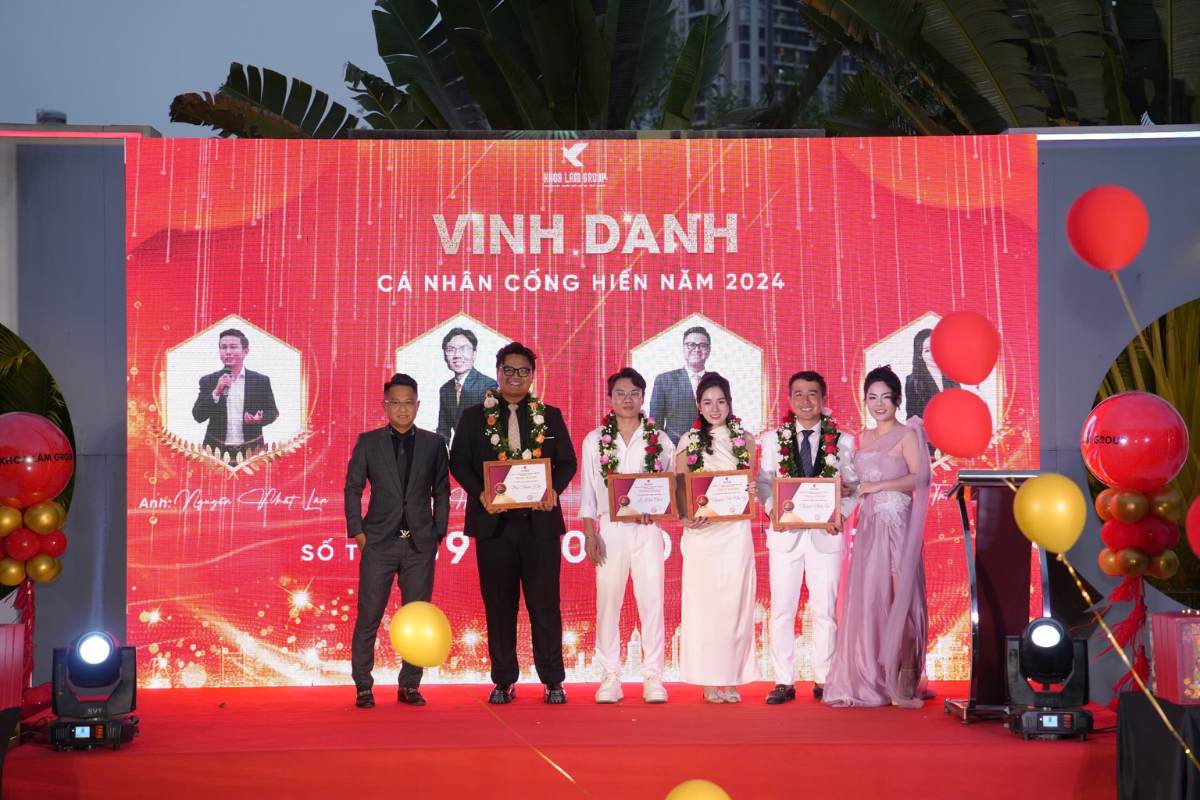 Top 4 cá nhân công hiến Khoa Lâm Group 2024