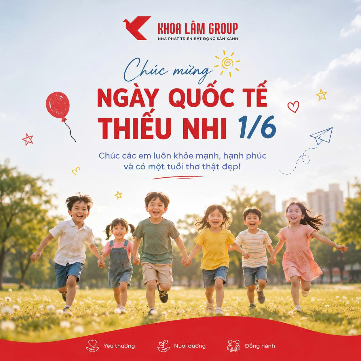 Khoa Lâm Group - Chúc mừng ngày quốc tế thiếu nhi việt nam 1/6