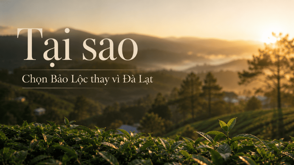 Lý do tại sao nên chọn Bảo Lộc thay vì Đà Lạt?