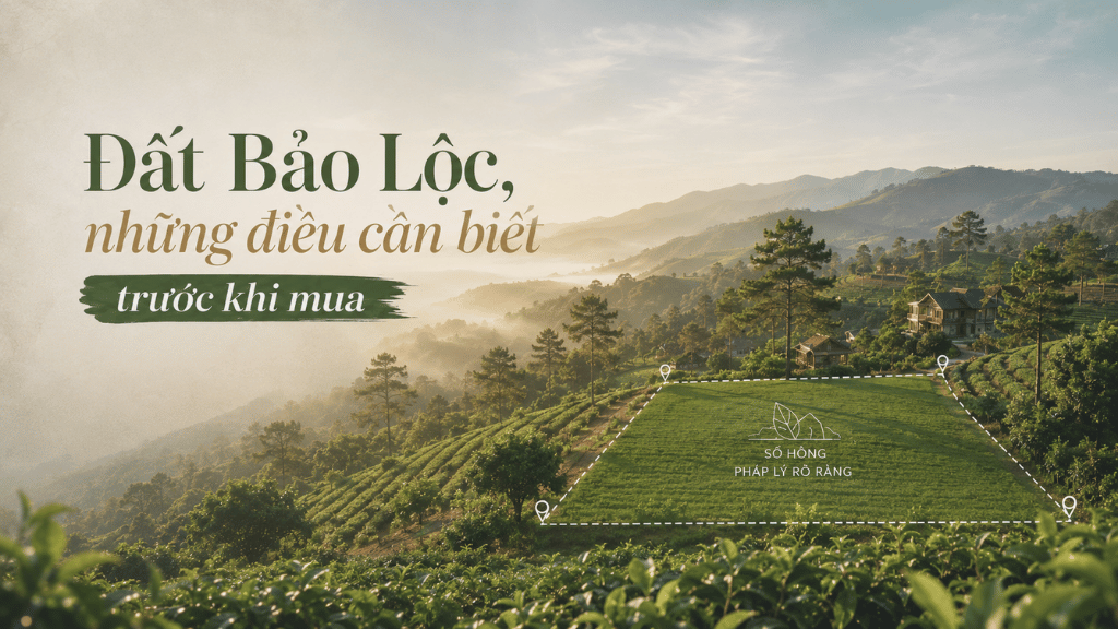 Giá đất Bảo Lộc 2026, pháp lý và kinh nghiệm cần biết trước khi mua.