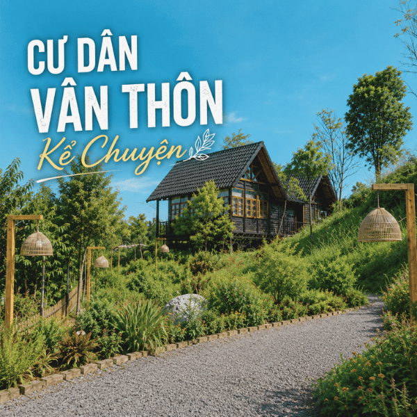 Cư dân Vân Thôn chia sẻ lý do lựa chọn nơi đây làm không gian sống xanh, yên tĩnh và gần gũi thiên nhiên.
