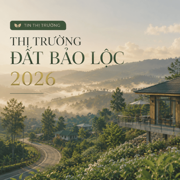 Thị trường đất Bảo Lộc 2026 điều chỉnh giá, dòng tiền hướng đến bất động sản xanh và giá trị sống lâu dài.