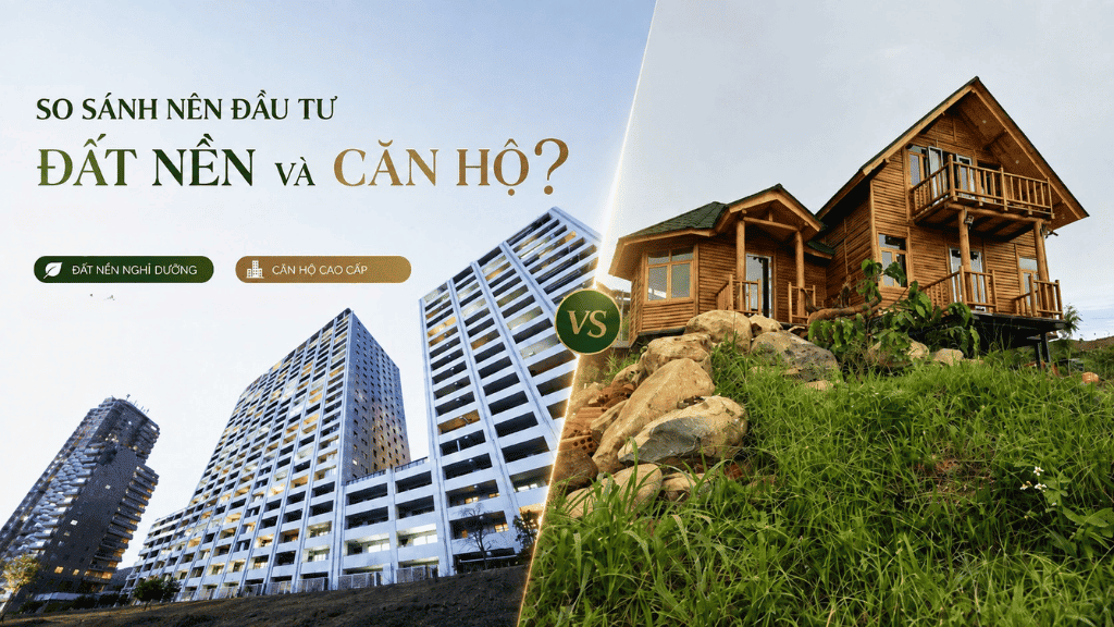 So sánh đầu tư đất nền và căn hộ nên chọn loại hình nào.