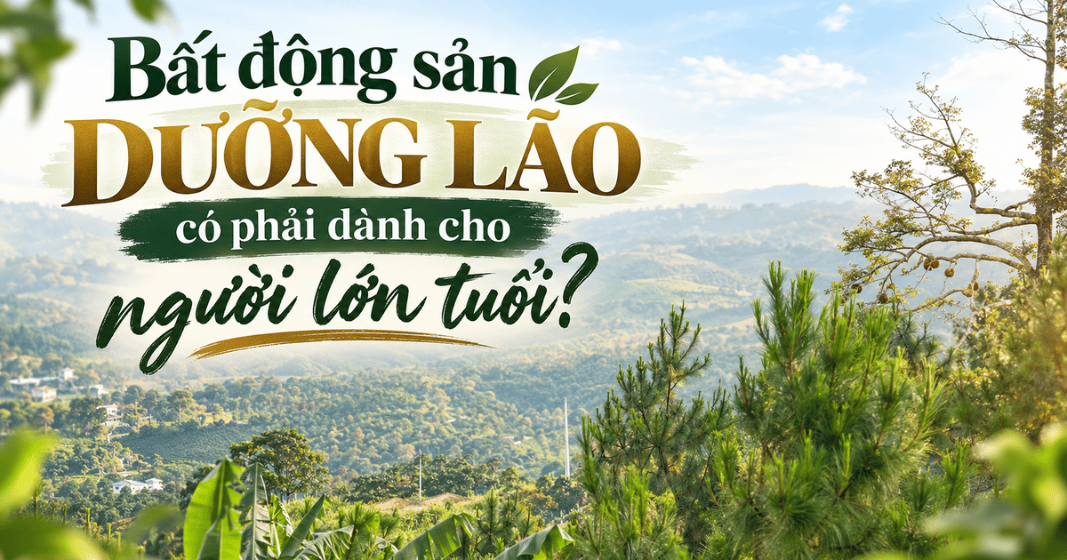 Bất động sản dưỡng lão có phải dành cho người lớn tuổi?